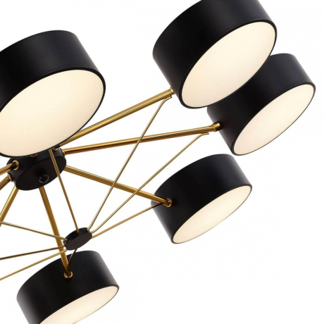 Люстра на штанге диммируемая с пультом ДУ Evoluce Valle SLE6005-402-08 