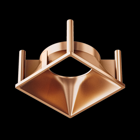 Рамка на 1 светильник Maytoni Technical Alfa LED C065-01MG 