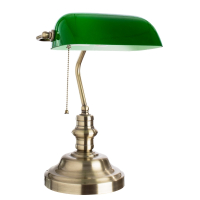 Нарушена упаковка!  <649177> Настольная лампа Arte Lamp Banker A2492LT-1AB
