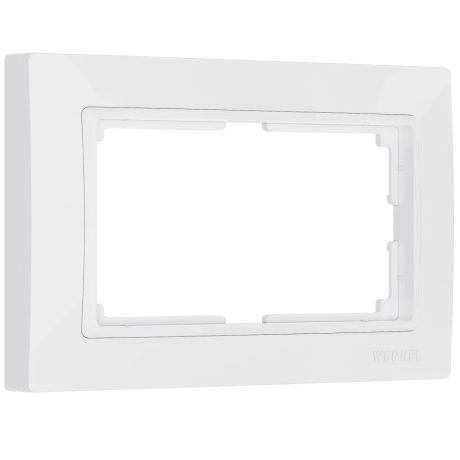 Рамка для двойной розетки Werkel Snabb basic (белый) W0082001