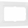 Рамка для двойной розетки Werkel Snabb basic (белый) W0082001