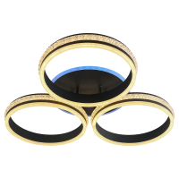 Светодиодная диммируемая люстра с ПДУ Profit Light 6003/3 GRP 198W+8W RGB