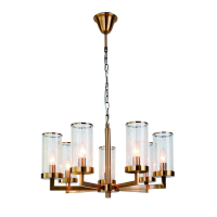 Подвесная люстра с лампочками Favourite Assembly 2060-7P+Lamps E14 Свеча