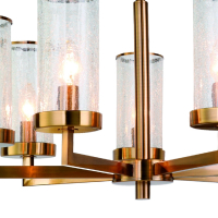 Подвесная люстра с лампочками Favourite Assembly 2060-7P+Lamps E14 Свеча