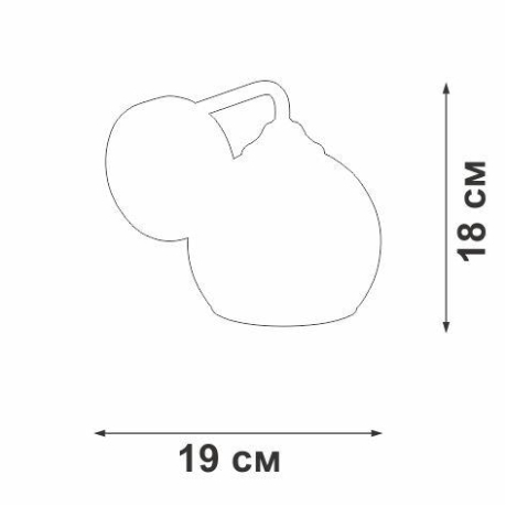 Бра Vitaluce V3096 V3096-9/1A 