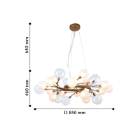 2515-15P Подвесная люстра Favourite Babylon