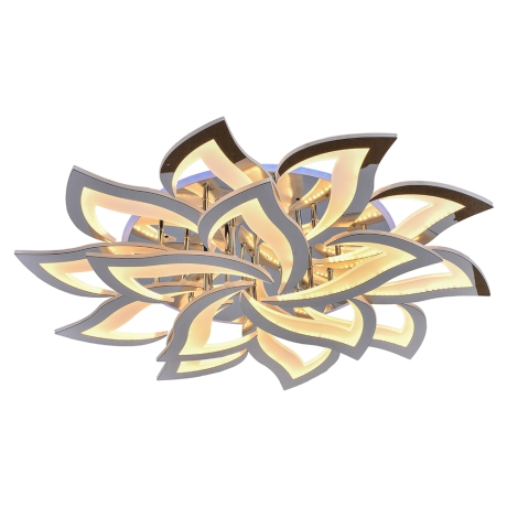 Нарушена упаковка! <254434> Светодиодная люстра с пультом д/у Profit Light 8028/10+5 CHR