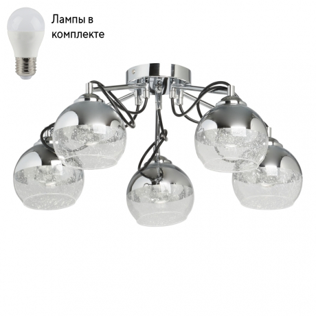 Люстра потолочная с лампочками DeMarkt 220013705+Lamps 
