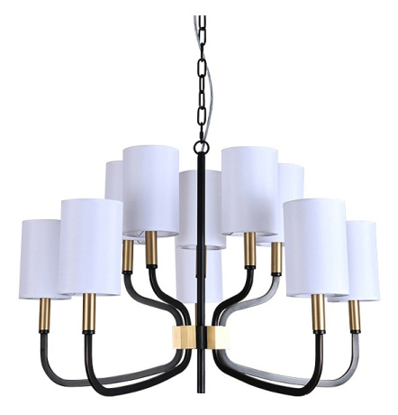 Подвесная люстра Newport DARINA 35210/С black+brass 