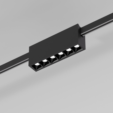85120/01 Трековый светильник 6W 3000K  (чёрный) Esthetic Magnetic Elektrostandard (a065421) 