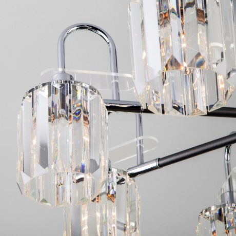 Люстра на штанге Eurosvet Tenia 70090/8 графит a045142 