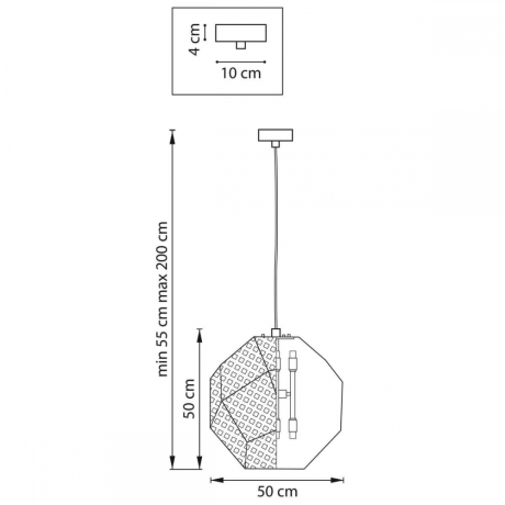 Подвесной светильник Lightstar с поддержкой Маруся Fermo 724164