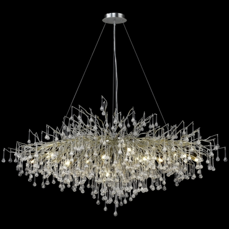 Большая люстра со светодиодными лампочками G9, комплект от Lustrof. №277165-623181 