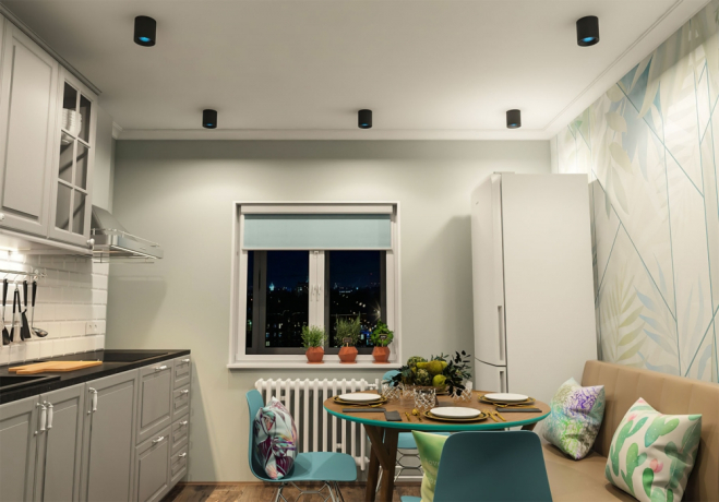 Накладной светильник Denkirs DK3090-BK+CY 