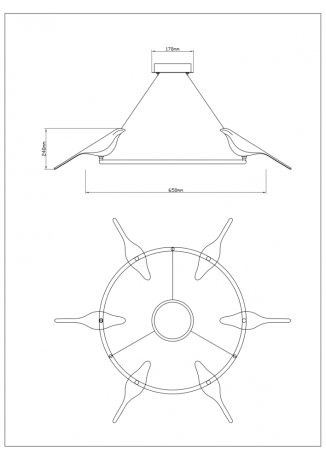 Подвесной светильник Divinare Summer 1188/06 LM-42 