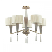 Потолочная люстра Odeon Latte с лампочками 5403/5+Lamps E14 Свеча