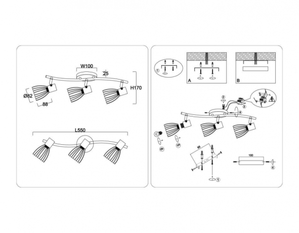 Спот Ambrella Light TR TR8661 