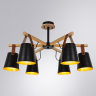 Нарушена упаковка! <444862> Люстра на штанге Arte Lamp Thomas A7032PL-6BK