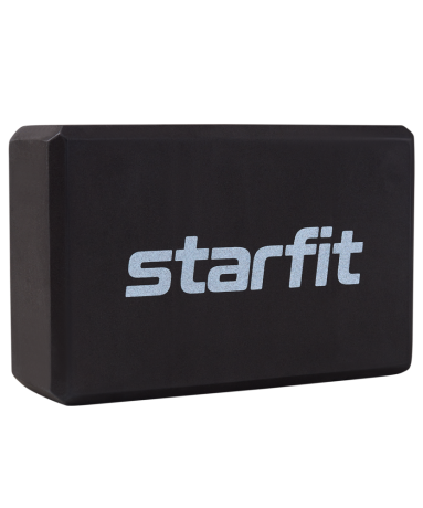 Нарушена упаковка!  <761568> Блок для йоги YB-200 EVA, черный Starfit ЦБ-00003534