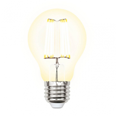 Филаментная светодиодная лампа E27 10W 3000K (теплый) Sky Uniel LED-A60-10W-WW-E27-CL PLS02WH (UL-00002625) 
