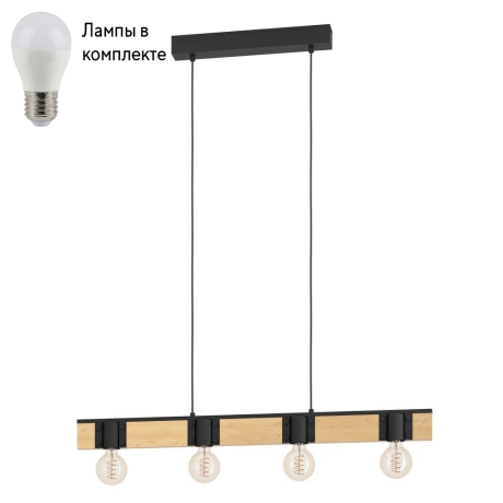 Подвесная люстра с лампочками Eglo 43902+Lamps 