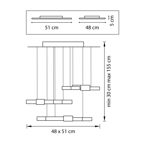 Подвесной светодиодный светильник Lightstar Favo 750222 