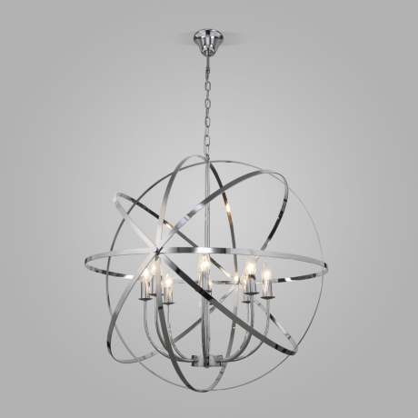 Подвесная люстра Eurosvet Santi 60139/8 хром 