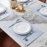 420134 Салфетка для сервировки декоративная (плейсмат) LAKANDAVA, L450, B300, H3, полиэстер, серый Eglo 