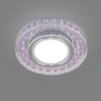 Встраиваемый светильник Fametto Peonia DLS-P102 GU5.3 CHROME-PINK 9986