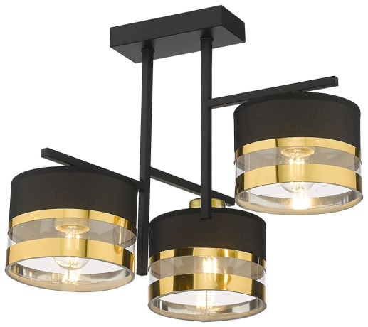 Потолочный светильник с лампочками Velante 294-307-03+Lamps E27 P45 