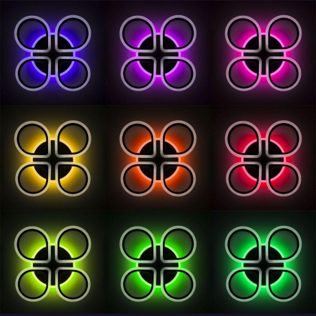 Потолочная светодиодная люстра с голосовым управлением Citilux Транай Смарт CL235A145E