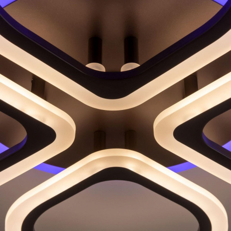 Потолочная светодиодная люстра с голосовым управлением Citilux Транай Смарт CL235A145E