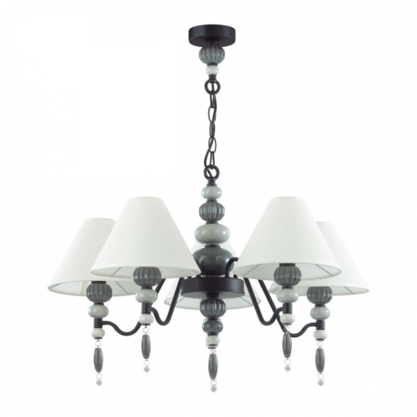 Подвесная люстра Odeon Sochi с лампочками 4896/5+Lamps E14 Свеча 