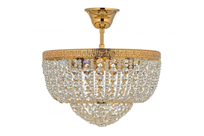 Потолочная люстра с лампочками Arti Lampadari Favola E 1.3.30.502 G+Lamps 