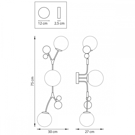 Бра Croco Lightstar 815533 
