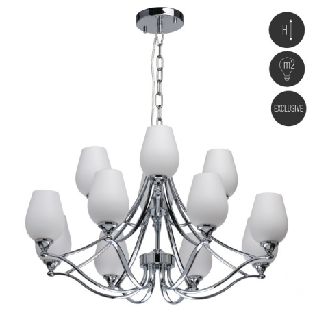 Подвесная люстра со светодиодными лампочками E27, комплект от Lustrof. №160949-673897 