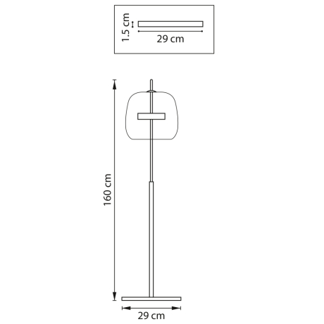 Торшер Lightstar Cupola 804718 