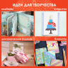 Нарушена упаковка! <236306> Клейкие WASHI-ленты для декора ОТТЕНКИ РОЗОВОГО, 15 мм х 3 м, 7 цветов, рисовая бумага, ОСТРОВ СОКРОВИЩ, 661704 (661704)