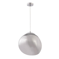 Подвесной светильник с лампочкой CRYSTAL LUX Malaga SP1 D280 Chrome+Lamps