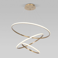 Подвесная диммируемая люстра с пультом ДУ 90264/3 латунь Eurosvet (a064103)