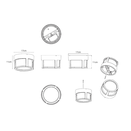 Уличный потолочный светильник Arte Lamp Unysses A6206PF-1BK