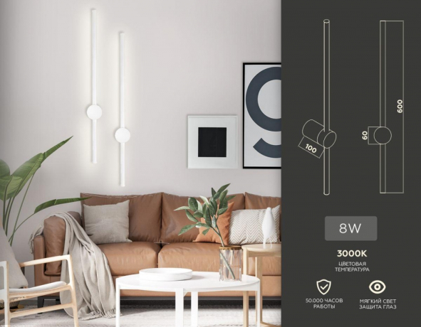 Настенный светильник Ambrella light Line FL5201 