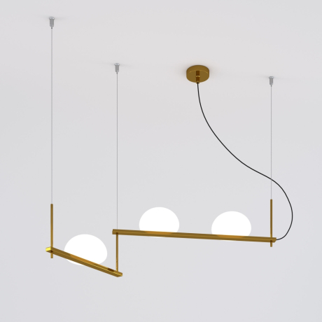 Подвесной светильник Eurosvet Stair 70145/3 латунь 