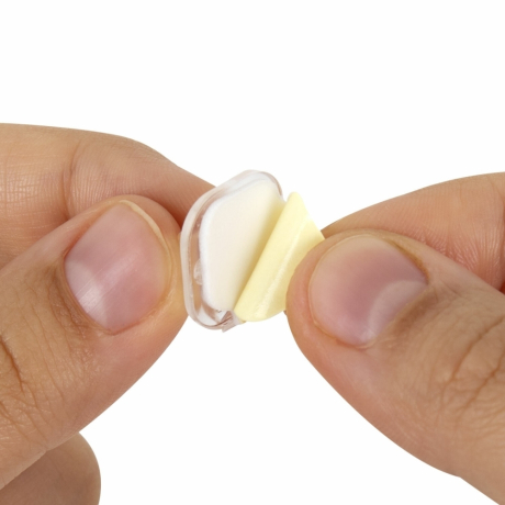 Нарушена упаковка!  <672483> Крючки самоклеящиеся для гирлянд и проводов 1,5х1,5см, КОМПЛЕКТ 18 шт., LAIMA Home, 608795 (608795)