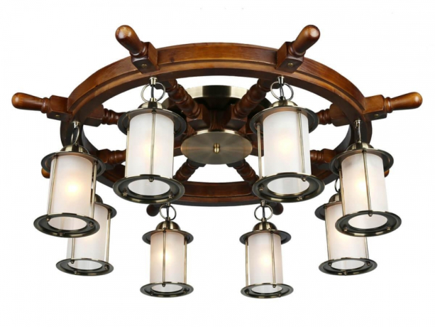 Люстра потолочная с лампочками Omnilux OML-50307-08+Lamps 