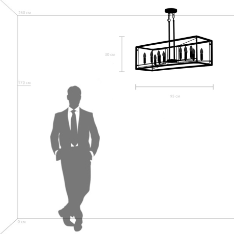 Подвесная люстра Lightstar с поддержкой Алисы, Regolo 713427 