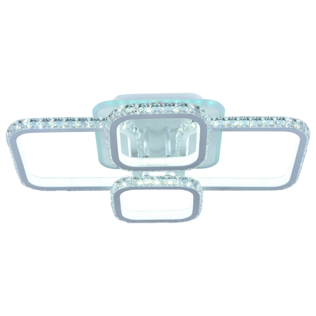 Светодиодная диммируемая люстра с ПДУ Profit Light 8088/2+2 WHT 