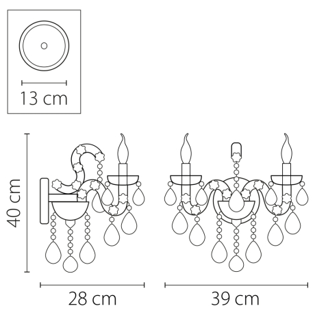 Бра Lightstar Champa 775623 