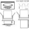Спот Crystal Lux CLT 042C130 WH 