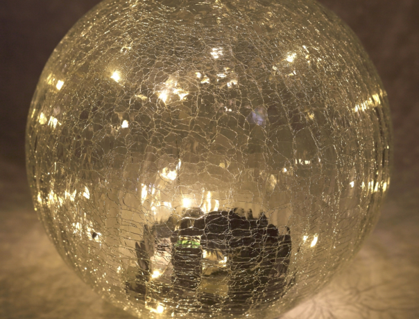 Садовый светильник Шар на солнечной батарее Эра ERASF08-25 (Б0044233)